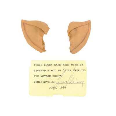 Lot #362 - Spock's (Leonard Nimoy) Ears ### STAR TREK IV: THE VOYAGE HOME (1986)