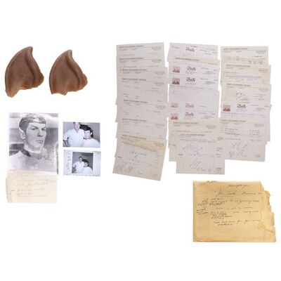 Lot #372 - John Chambers Collection: Spock's (Leonard Nimoy) Wax Prosthetic Ear Sculpts ### STAR TREK: THE ORIGINAL SERIES (TV SERIES, 1966-1969)