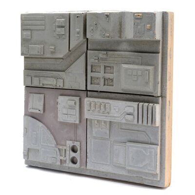 Lot #402 - Lorne Peterson Collection: Lorne Peterson-Signed High-Altitude Death Star Surface Model Miniature Panel ### STAR WARS: A NEW HOPE (1977)