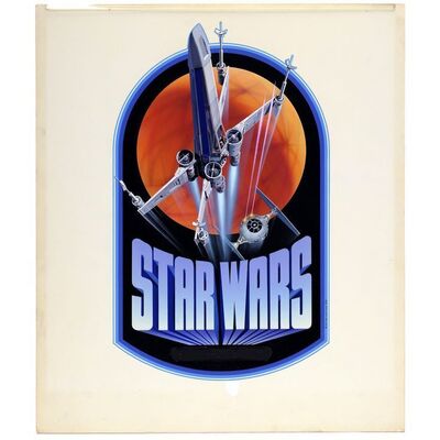 Lot #405 - Hand-Painted Ralph McQuarrie X-Wing Starfighter and Imperial TIE Fighter Illustration ### STAR WARS: A NEW HOPE (1977)