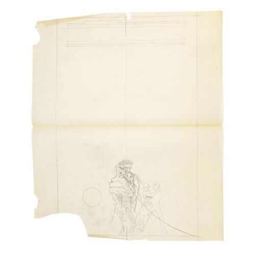 Lot #435 - William Plumb Collection: Hand-Drawn Tim Reamer Style "A" One-Sheet Concept Sketch ### STAR WARS: RETURN OF THE JEDI (1983)