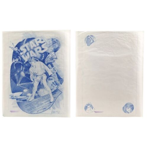 Lot #436 - William Plumb Collection: Matched Pair of Hand-Drawn Drew Struzan 10th Anniversary Comprehensive Sketches ### STAR WARS: A NEW HOPE (1977)