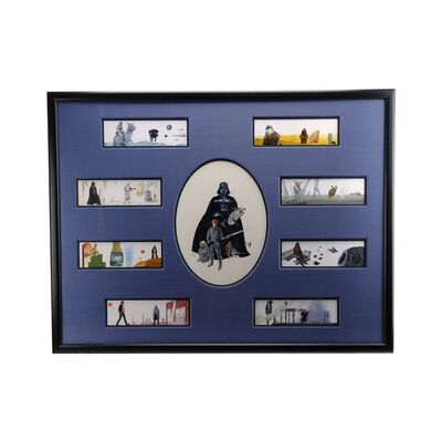 Lot #438 - William Plumb Collection: Framed Hand-Drawn Mix or Match Storybook Cover and Interior Artwork ### STAR WARS: THE EMPIRE STRIKES BACK (1980)