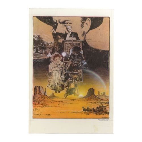 Lot #439 - William Plumb Collection: Hand-Drawn Drew Struzan "America's Movies for the World's Athletes" Comprehensive Artwork ### 1984 SUMMER OLYMPICS