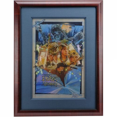 Lot #441 - William Plumb Collection: Framed Hand-Drawn Drew Struzan Style "B" One-Sheet Color Comp ### CARAVAN OF COURAGE: AN EWOK ADVENTURE (1984)