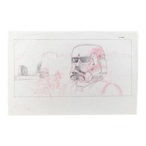 Lot #449 - Hand-Drawn Ralph McQuarrie "The Imperial Stormtrooper" Concept Sketch ### THE MOS EISLEY CANTINA POP-UP BOOK (1995)