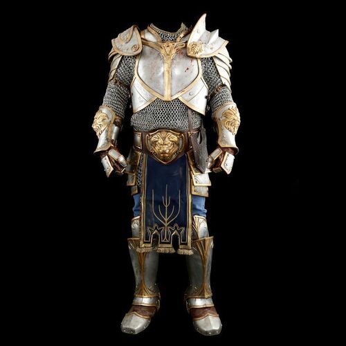 Lot #509 - King Llane's (Dominic Cooper) Flashback Battle Armor ### WARCRAFT (2016)