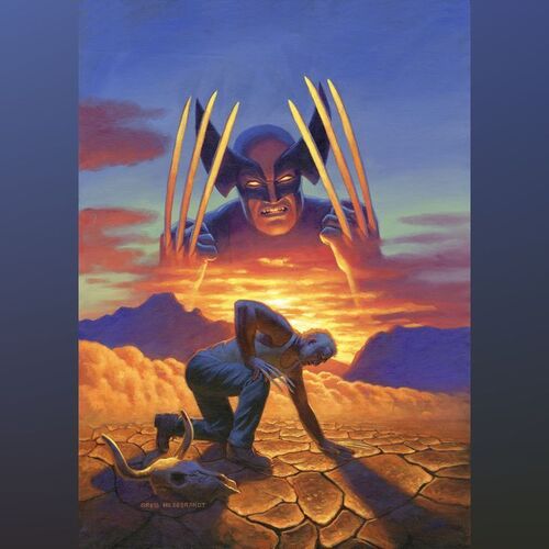 Lot #519 - Framed Hand-Painted Greg Hildebrandt Dead Man Logan Cover Artwork ### MARVEL COMICS