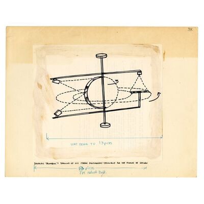 Lot #527 - Hand-Drawn Douglas Trumbull Slit Scan Effect Sketch ### 2001: A SPACE ODYSSEY (1968)