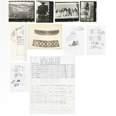 Lot #536 - Hand-Drawn John Mollo Concept Sketches, Notes, and Production Photos ### ALIEN (1979)