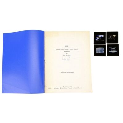 Lot #537 - Dan O'Bannon-Autographed Script with Synopsis and Slides ### ALIEN (1979)