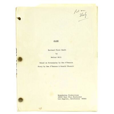 Lot #541 - Production Script ### ALIEN (1979)