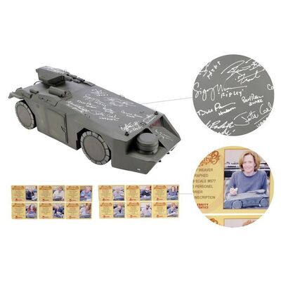 Lot #542 - Cast-Autographed Replica M577 APC Tank Model-Miniature Display ### ALIENS (1986)