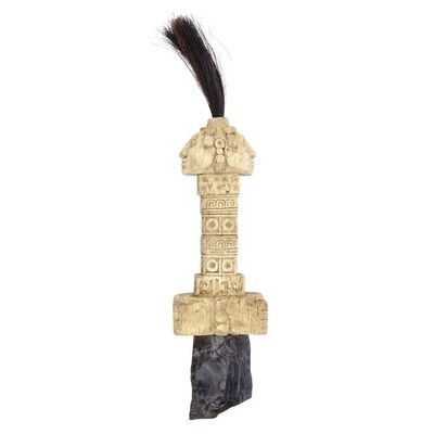 Lot #559 - Zero Wolf's (Raoul Trujillo) SFX Obsidian-Bladed Knife ### APOCALYPTO (2006)