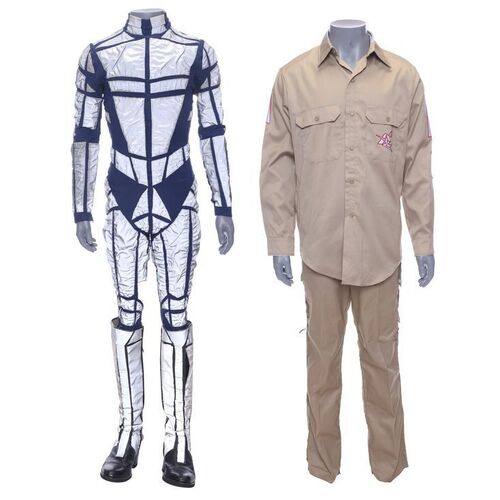 Lot #566 - Automan's (Chuck Wagner) Auto Suit with Breakaway AutoElectric Uniform ### AUTOMAN (1983-1984)