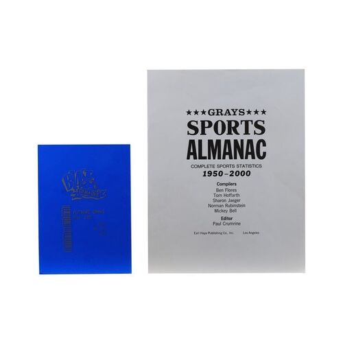 Lot #568 - Production-Made Blast from the Past Receipt with Grays Sports Almanac Flyleaf ### BACK TO THE FUTURE PART II (1989)