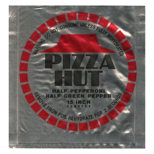 Lot #572 - McFly Family Dehydrated Pizza Hut Wrapper ### BACK TO THE FUTURE PART II (1989)