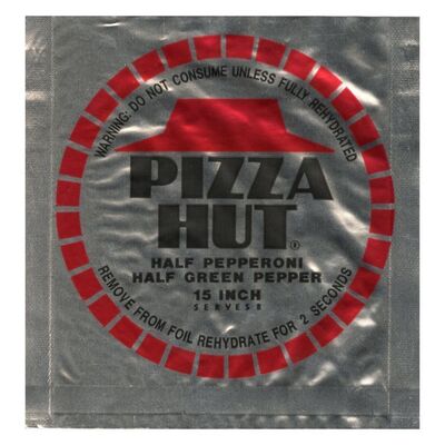 Lot #572 - McFly Family Dehydrated Pizza Hut Wrapper ### BACK TO THE FUTURE PART II (1989)