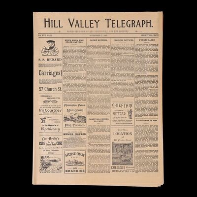 Lot #576 - Hill Valley Telegraph ### BACK TO THE FUTURE PART III (1990)