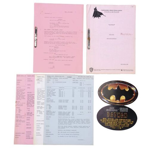 Lot #578 - Production Paperwork ### BATMAN (1989)