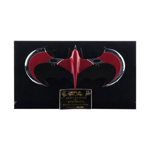 Lot #589 - Limited-Edition ICONS Robin's Throwing Bird Replica Display ### BATMAN & ROBIN (1997)