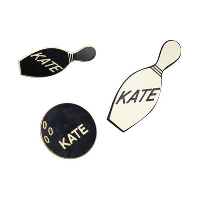 Lot #617 - Set of Three Production-Made Bowling Name Tags ### BIG LEBOWSKI, THE (1998)