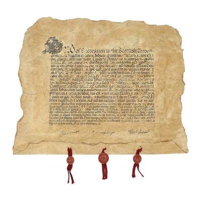 Lot #642 - Deed of Succession ### BRAVEHEART (1995)