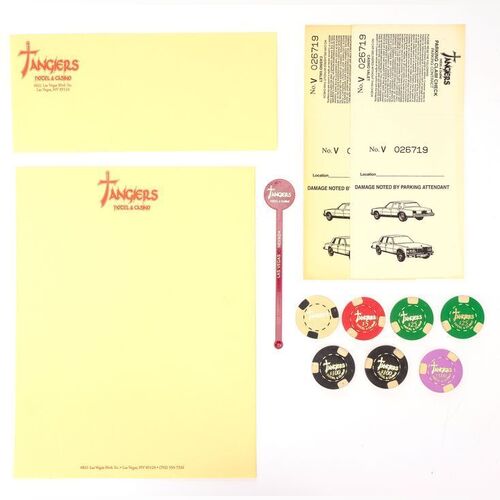 Lot #674 - Set of Tangiers Chips and Casino Accessories ### CASINO (1995)