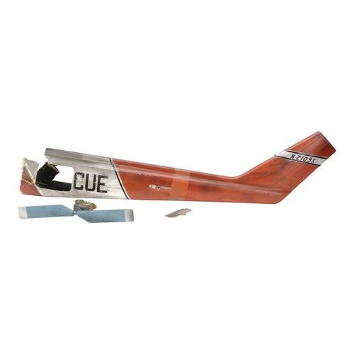Lot #693 - Destroyed Rescue Helicopter Model Miniature Tail Section ### CLIFFHANGER (1993)