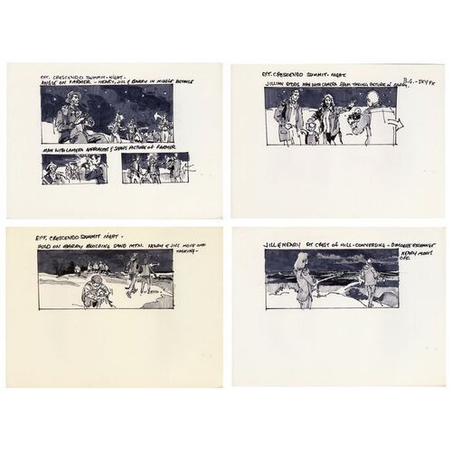 Lot #699 - Set of Four Hand-Drawn George Jenson Crescendo Summit Storyboards ### CLOSE ENCOUNTERS OF THE THIRD KIND (1977)