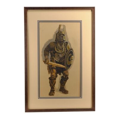 Lot #702 - Ron Cobb Hand-Drawn Raider Commander Artwork ### CONAN THE BARBARIAN (1982)