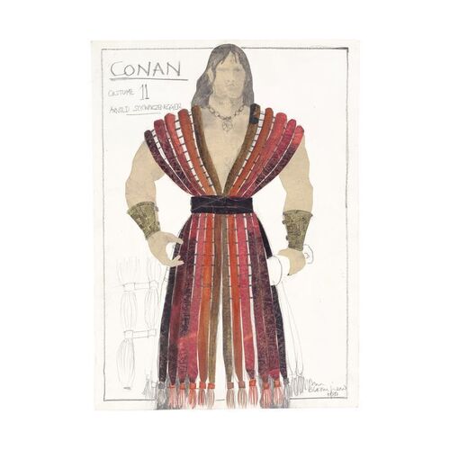 Lot #703 - Hand-Drawn John Bloomfield Conan Costume Design ### CONAN THE BARBARIAN (1982)