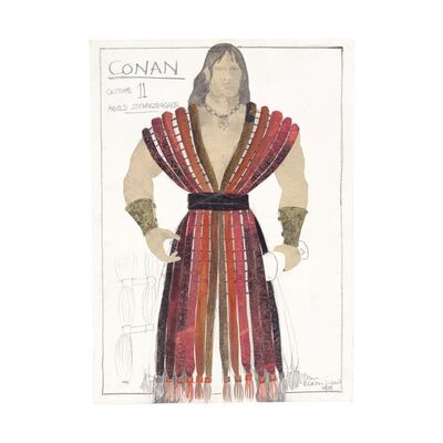 Lot #703 - Hand-Drawn John Bloomfield Conan Costume Design ### CONAN THE BARBARIAN (1982)