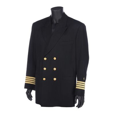 Lot #717 - Frank Ramsey's (Gene Hackman) Naval Officer Jacket ### CRIMSON TIDE (1995)