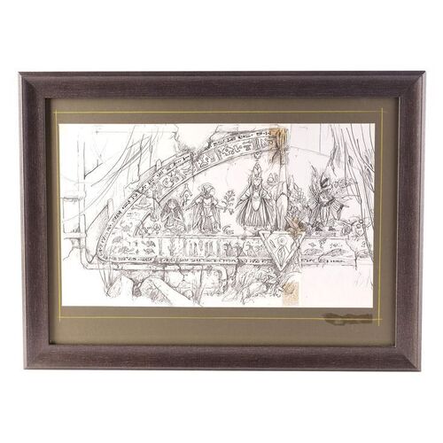Lot #724 - Framed Printed Harry Lange Wall of Destiny Concept Sketch ### DARK CRYSTAL, THE (1982)