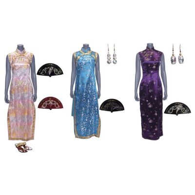 Lot #743 - Deena Jones (Beyonce Knowles), Effie White (Jennifer Hudson), and Lorrell Robinson's (Anika Noni Rose) Great Wall Costumes ### DREAMGIRLS (2006)