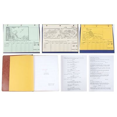 Lot #746 - Industrial Light & Magic (ILM) VFX Storyboard Set and Screenplay ### E.T. THE EXTRA-TERRESTRIAL (1982)