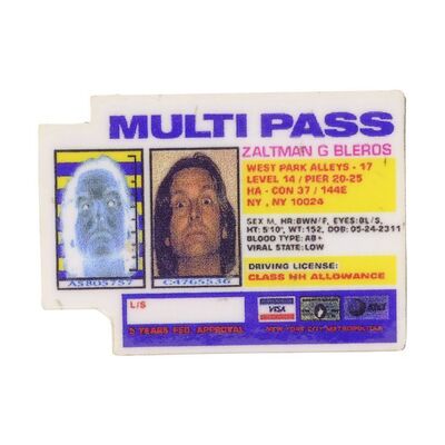 Lot #761 - Zaltman G. Bleros Multi Pass ### FIFTH ELEMENT, THE (1997)