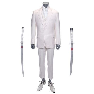 Lot #792 - Storm Shadow's Stunt Paris Costume and Katanas ### G.I. JOE: THE RISE OF COBRA (2009)