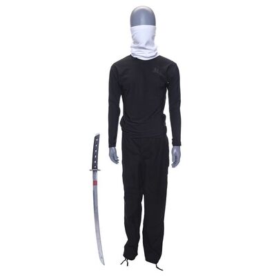 Lot #794 - Snake Eyes' Costume Components and Wooden Katana ### G.I. JOE: THE RISE OF COBRA (2009)