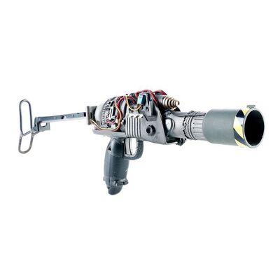 Lot #824 - Dr. Erin Gilbert's Proton Grenade Launcher with Holster ### GHOSTBUSTERS (2016)