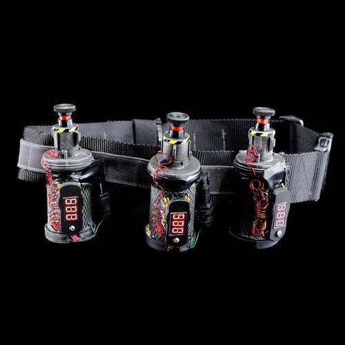 Lot #826 - Screen-Matched Proton Grenade Belt with Light-Up Grenades ### GHOSTBUSTERS (2016)