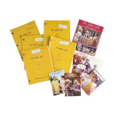 Lot #837 - Rich Weaver Collection: Estelle Getty-Autographed Bound Script with Four Scripts and Ephemera ### GOLDEN GIRLS, THE (1985-1992)
