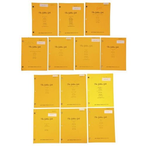 Lot #838 - Rich Weaver Collection: Set of Ten Final Draft Scripts and Three Estelle Getty Autographed Scripts ### GOLDEN GIRLS, THE (1985-1992)