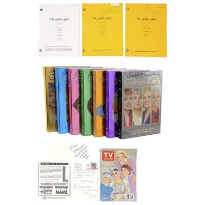 Lot #841 - Rich Weaver Collection: Rue McClanahan's Wedding Invitation and Mail with TV Guide, Signed Scripts, and Autographed DVD Set ### GOLDEN GIRLS, THE (1985-1992)