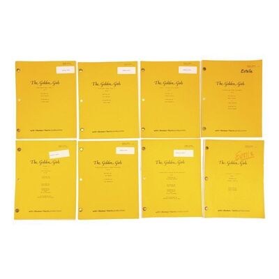 Lot #843 - Rich Weaver Collection: One Estelle Getty-Signed Script with Seven Additional Personal Scripts ### GOLDEN GIRLS, THE (1985-1992)