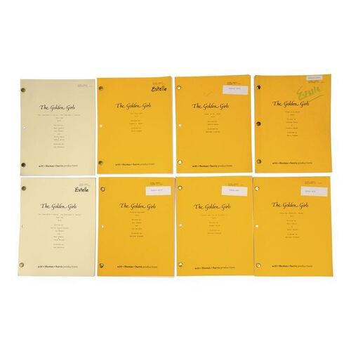 Lot #845 - Rich Weaver Collection: One Estelle Getty-Signed Script with Seven Additional Personal Scripts ### GOLDEN GIRLS, THE (1985-1992)