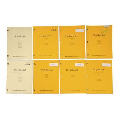 Lot #845 - Rich Weaver Collection: One Estelle Getty-Signed Script with Seven Additional Personal Scripts ### GOLDEN GIRLS, THE (1985-1992)