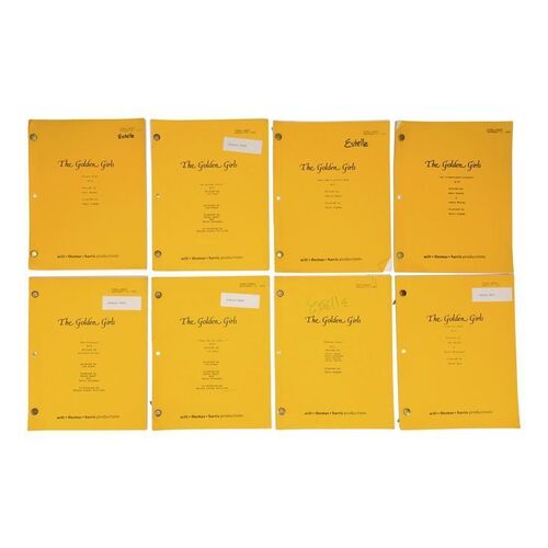 Lot #850 - Rich Weaver Collection: One Estelle Getty-Signed Script with Seven Additional Personal Scripts ### GOLDEN GIRLS, THE (1985-1992)