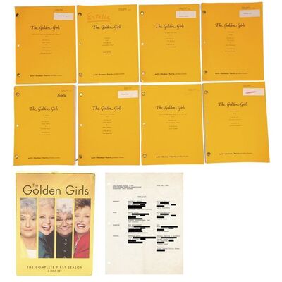 Lot #852 - Rich Weaver Collection: Season 1 DVD Set with Eight Final Draft Scripts and Cast List ### GOLDEN GIRLS, THE (1985-1992)